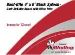 Best-Rite SPLASH CORK Instruction Manual preview