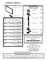 Preview for 2 page of Best-Rite Visionary 83843 Assembly Instructions