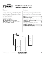 Preview for 1 page of Best IDH Max 1300 Installation Instructions Manual