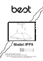 Preview for 1 page of Best IPP9 Manual