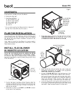 Предварительный просмотр 2 страницы Best PF6 Instructions Manual