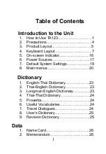 Preview for 1 page of Besta CyberDict II Manual