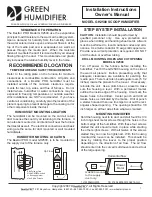 BestAir PRO GH2500 Installation Instructions And Owner'S Manual preview