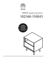 Bestar 102160-110001 Assembly Instructions Manual preview