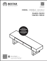 Bestar 104200-110010 Assembly Instructions Manual предпросмотр