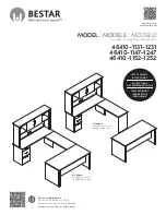 Bestar 46410-1131-1231 Assembly Instructions Manual предпросмотр