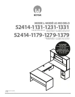 Предварительный просмотр 1 страницы Bestar 52414-1131-1231-1331 Assembly Instruction Manual