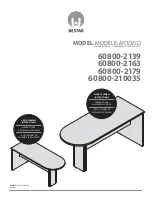 Bestar 60800-210035 Assembly Instructions Manual предпросмотр