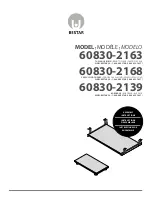 Bestar 60830-2139 Assembly Instructions Manual предпросмотр