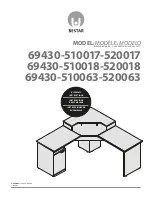 Bestar 69430-510017-520017 Assembly Instructions Manual предпросмотр