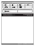 Предварительный просмотр 3 страницы Bestar 81411-2339 Left Assembly Instructions