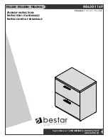 Bestar 88630-1169 Assembly Instructions Manual предпросмотр