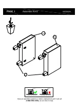 Предварительный просмотр 6 страницы Bestar A203843A Assembly Manual