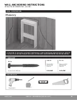 Предварительный просмотр 20 страницы Bestar Murphy 116862 Manual