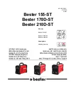 Preview for 1 page of bester 155-ST Operator'S Manual