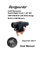 BestGuarder WG-37 User Manual preview
