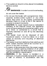 Предварительный просмотр 22 страницы Bestherm Freya HT10PYE Instruction Manual