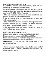 Предварительный просмотр 26 страницы Bestherm Freya HT10PYE Instruction Manual