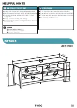 Предварительный просмотр 2 страницы Bestier T185Q Assembly Instruction Manual