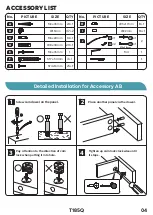 Предварительный просмотр 4 страницы Bestier T185Q Assembly Instruction Manual