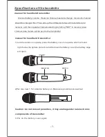 Предварительный просмотр 8 страницы BestMedia BM-520U User Manual