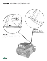 Предварительный просмотр 9 страницы Bestop Pavement Ends 56844 Installation Instructions Manual