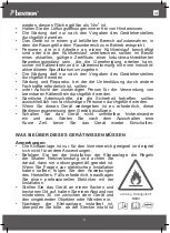 Preview for 4 page of Bestron 8 7121 8405 6835 Instruction Manual