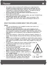 Preview for 43 page of Bestron 8 7121 8405 6835 Instruction Manual