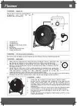 Предварительный просмотр 5 страницы Bestron 8712184054862 Instruction Manual