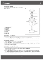 Предварительный просмотр 23 страницы Bestron 8712184055449 Instruction Manual