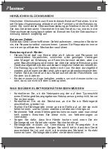 Предварительный просмотр 3 страницы Bestron 8712184055937 Instruction Manual