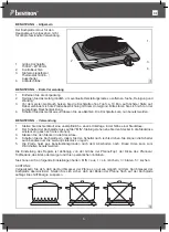 Предварительный просмотр 6 страницы Bestron 8712184055937 Instruction Manual