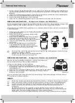 Preview for 13 page of Bestron A1500SR Instruction Manual