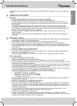 Предварительный просмотр 3 страницы Bestron A2010E Instruction Manual
