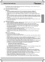 Предварительный просмотр 11 страницы Bestron A2010E Instruction Manual