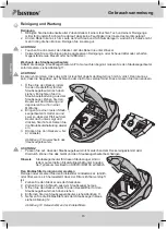 Preview for 16 page of Bestron A2010E Instruction Manual