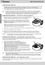 Preview for 12 page of Bestron A2300E Instruction Manual