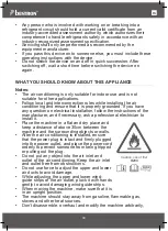 Предварительный просмотр 40 страницы Bestron AAC6000 Instruction Manual