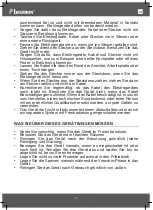 Предварительный просмотр 5 страницы Bestron AAF300 Instruction Manual