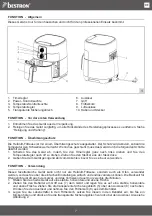 Предварительный просмотр 7 страницы Bestron AAF7003 Instruction Manual