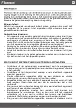 Предварительный просмотр 16 страницы Bestron AAF7003 Instruction Manual