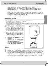 Предварительный просмотр 9 страницы Bestron AB511G Instruction Manual