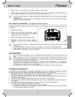 Preview for 19 page of Bestron ABG200YB Instruction Manual