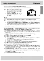 Preview for 7 page of Bestron ABG250BSE Instruction Manual