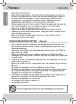 Предварительный просмотр 4 страницы Bestron ABH401 Instruction Manual