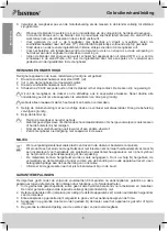 Предварительный просмотр 4 страницы Bestron ABL300EVB Instruction Manual