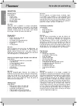 Предварительный просмотр 6 страницы Bestron ABL300EVB Instruction Manual