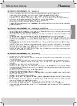 Предварительный просмотр 7 страницы Bestron ABL300EVB Instruction Manual