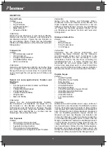 Предварительный просмотр 9 страницы Bestron ABL500CO Instruction Manual
