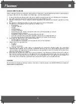 Предварительный просмотр 22 страницы Bestron ABL500CO Instruction Manual